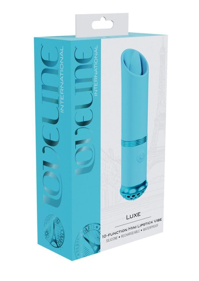 Loveline Luxe 10 Function Mini Lipstick Rechargeable Silicone Vibrator