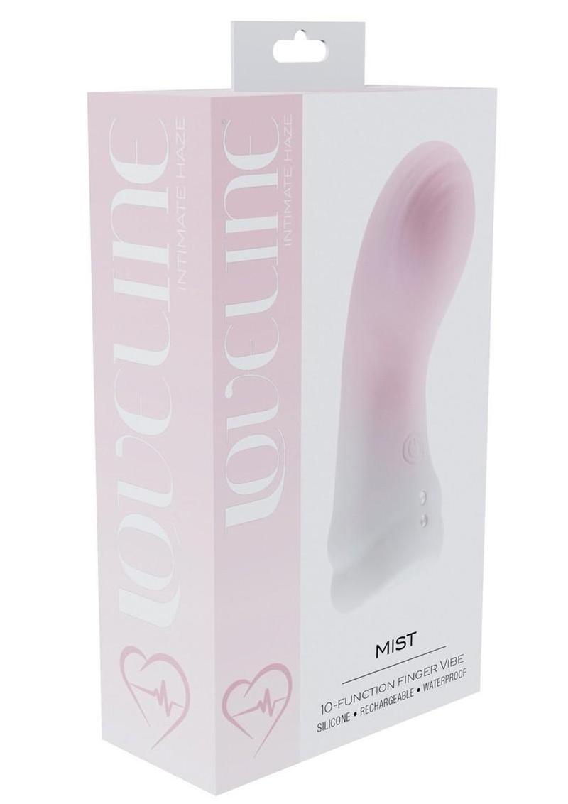 Loveline Mist 10 Function Rechargeable Silicone Finger Vibrator