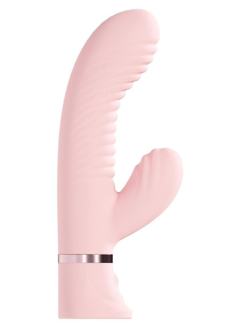 Loveline Mystique 10 Function Rechargeable Silicone Ribbed Rabbit