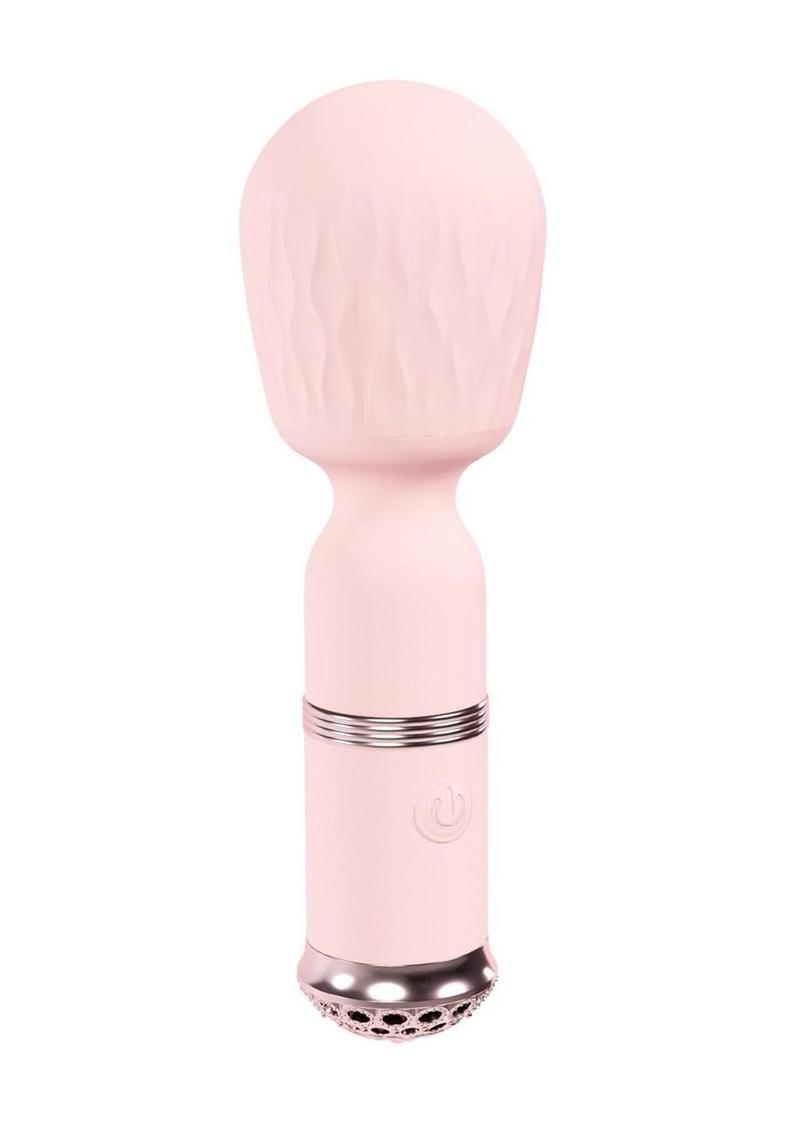 Loveline Velour 10 Function Rechargeable Silicone Mini-Wand