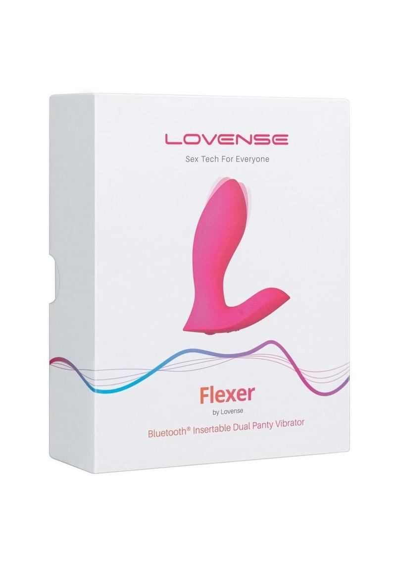 Lovense Flexer Rechargeable Silicone App-Controlled Panty Vibe