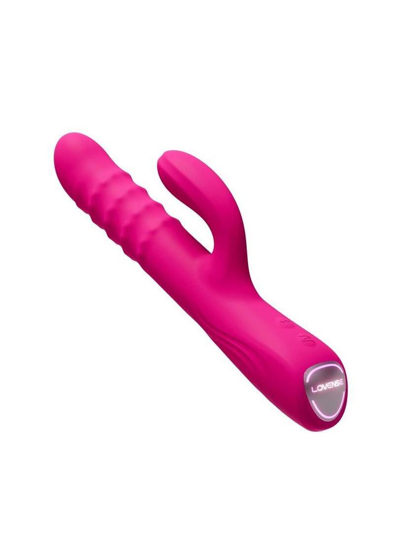 Velvo Rotating Vibrating 3-In-1 Rechargeable Bluetooth App Compatible Rabbit Vibrator