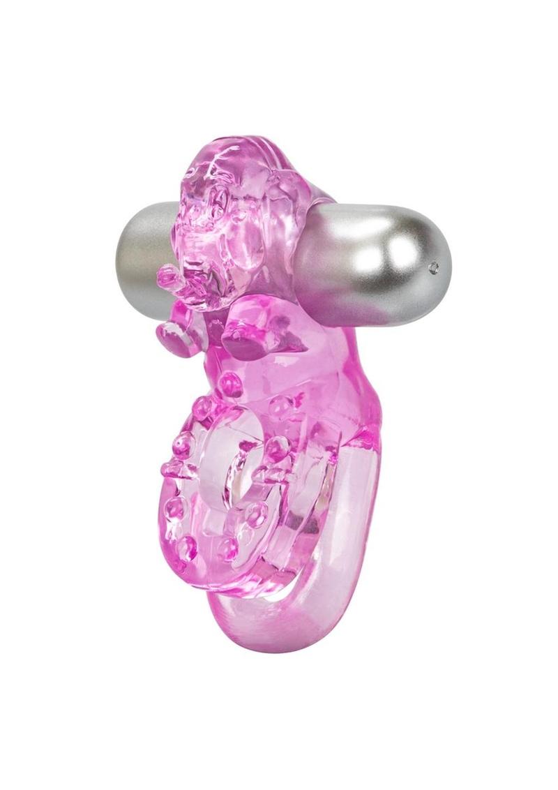Lovers Delight Ele Vibrating Cock Ring with Clitoral Stimulation