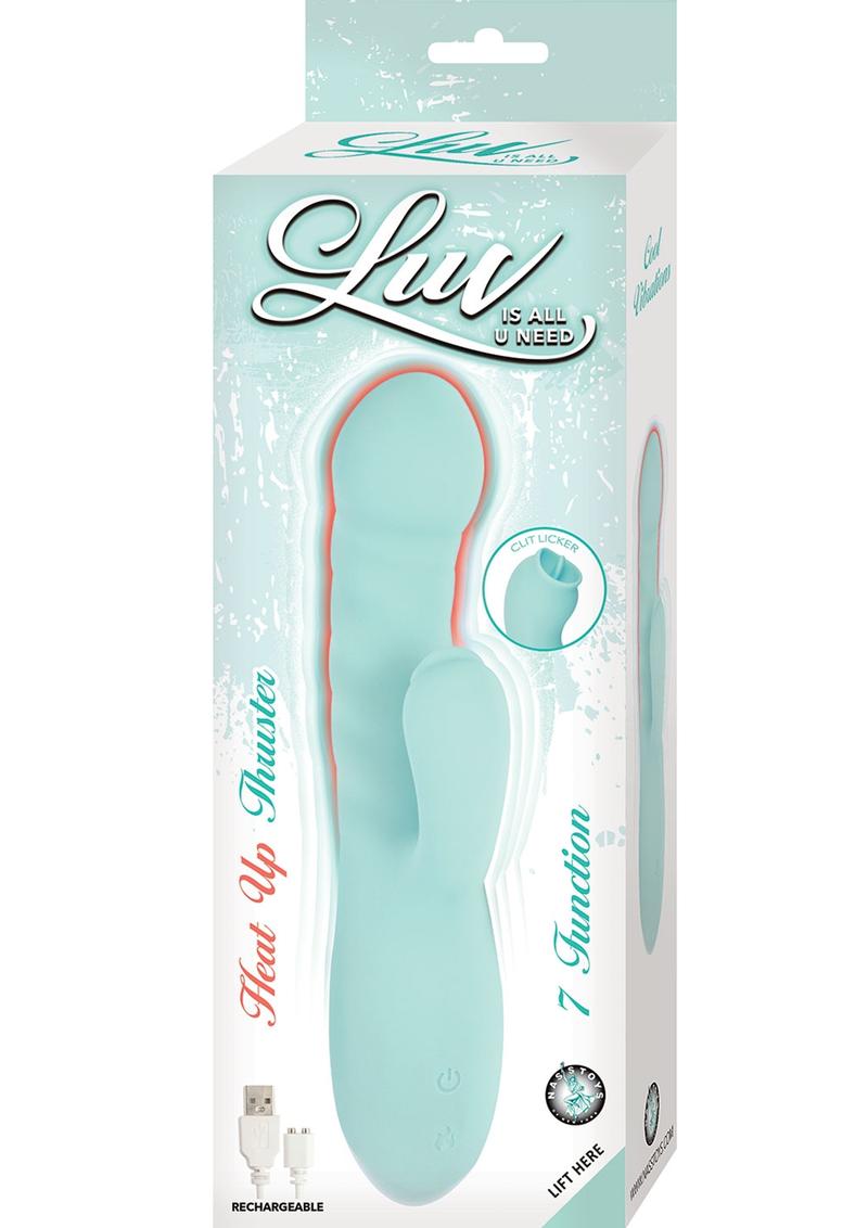 Luv Heat Up Thruster Rechargeable Silicone Vibrator