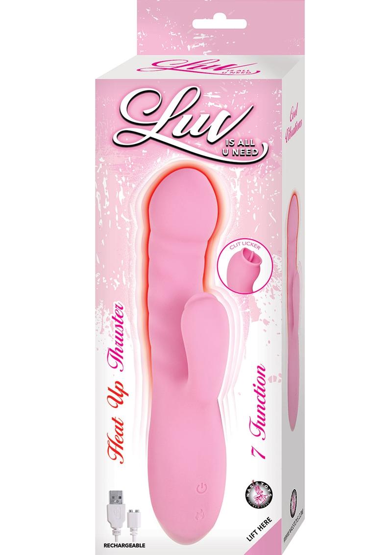 Luv Heat Up Thruster Rechargeable Silicone Vibrator