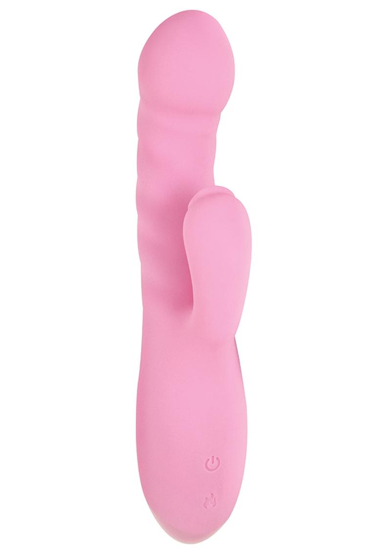 Luv Heat Up Thruster Rechargeable Silicone Vibrator