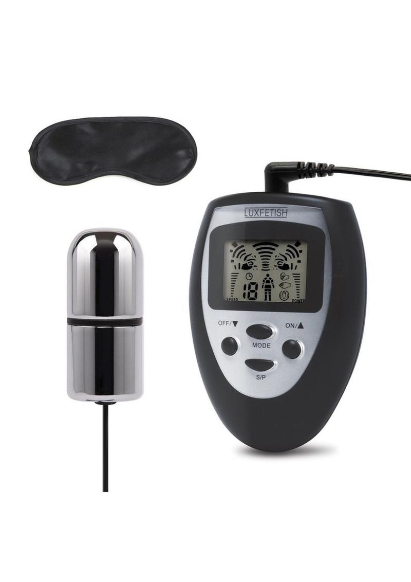 Lux Fetish Electro Sex Shock Bullet with Remote Control
