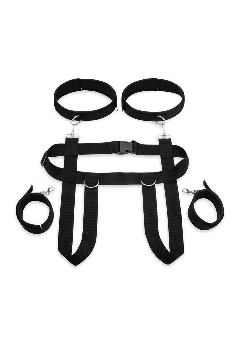 Lux Fetish Position Pal Harness with Removable Thigh Cuffs