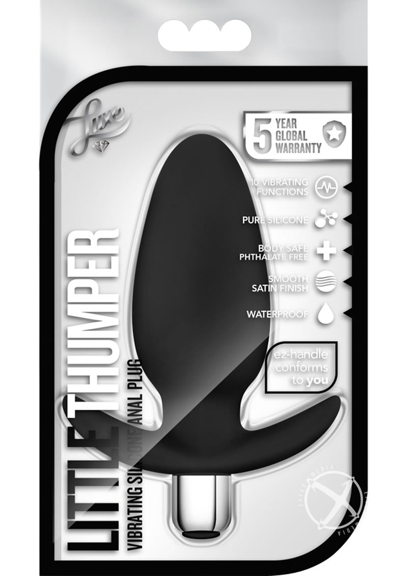 Luxe Little Thumper Silicone Butt Plug