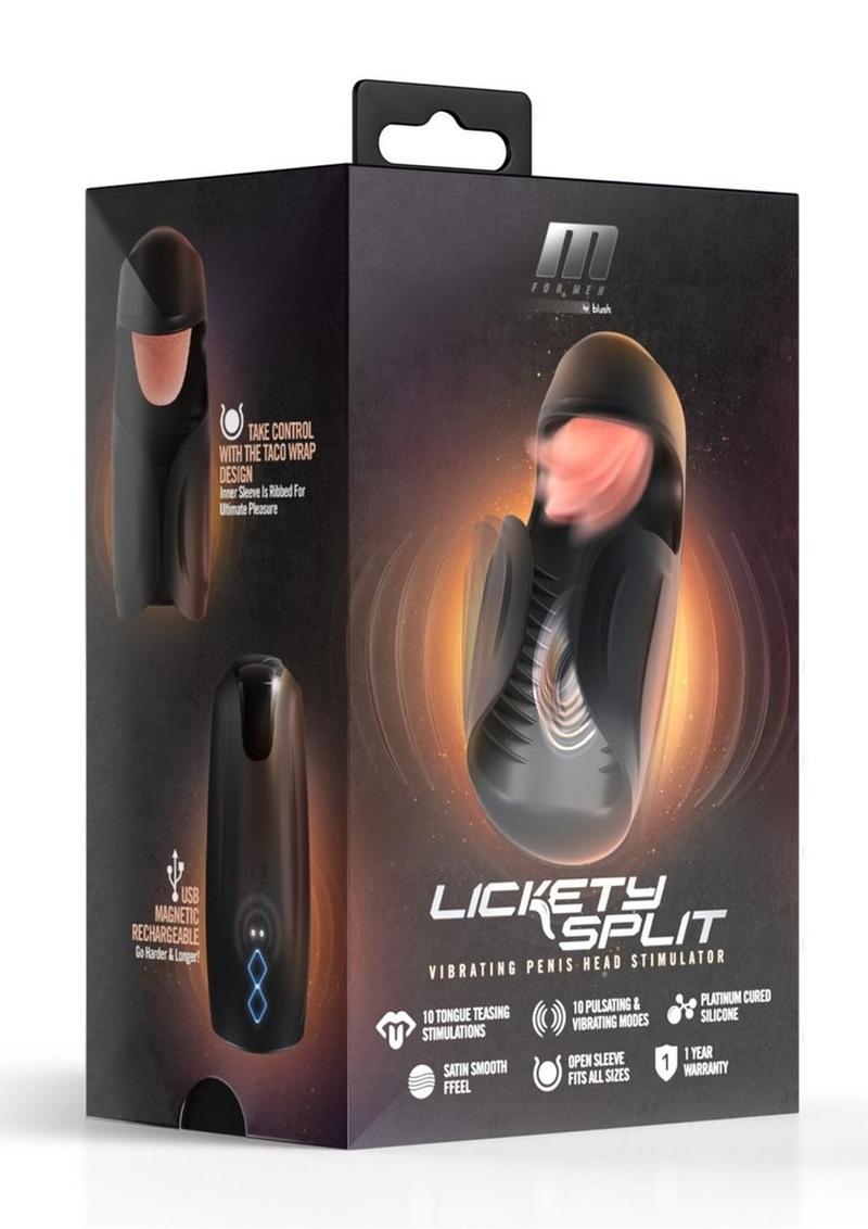 M For Men Lickety Split Rechargeable Vibrating Penis Head Stimulator