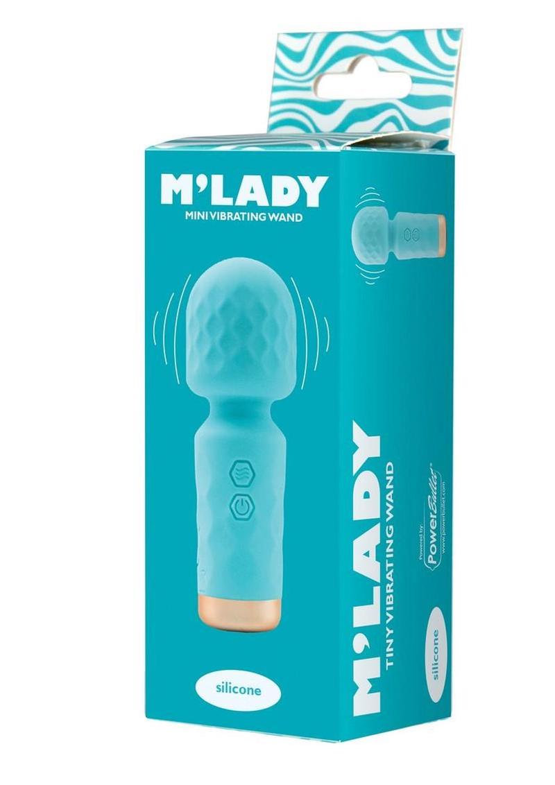 M'lady Rechargeable Silicone Mini Vibrating Wand