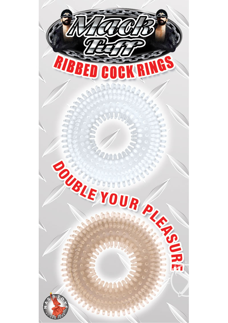 Mack Tuff Ribbed Cock Rings