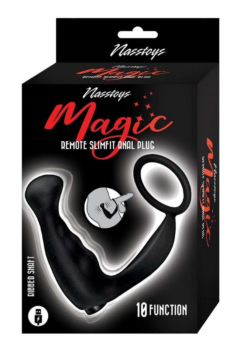 Magic Remote Controlled Slimfit Rechargeable Silicone Anal Plug