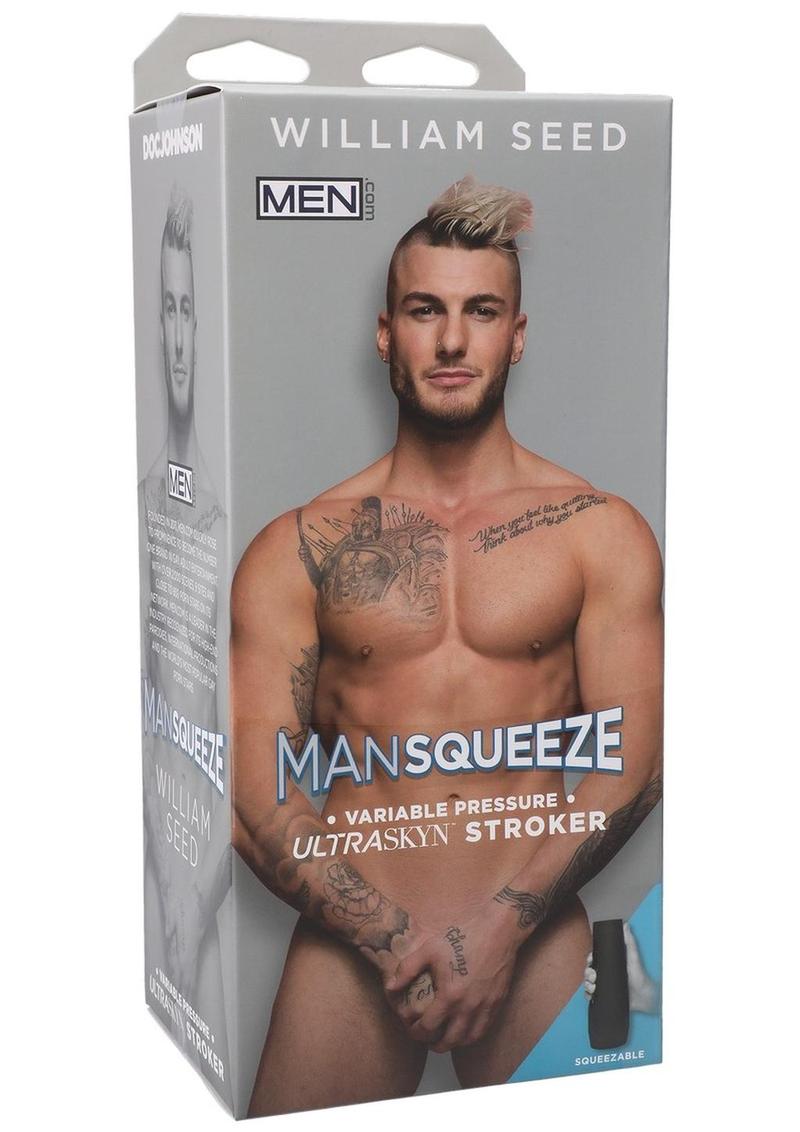 Man Squeeze William Seed Ultraskyn Masturbator - Butt