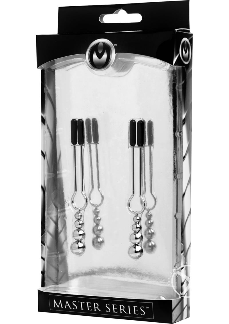 Master Series Adorn Triple Bead Nipple Clamp