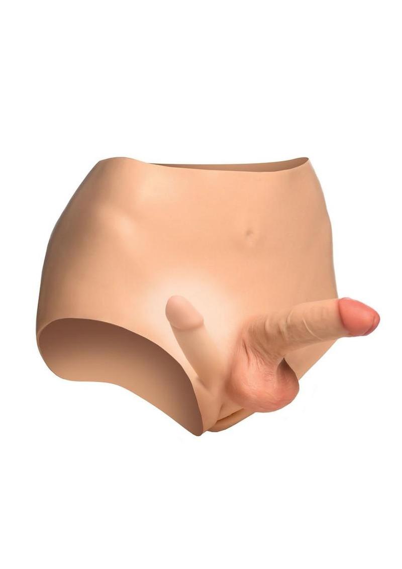 Master Series Double Boner Briefs Silicone Penis Panty