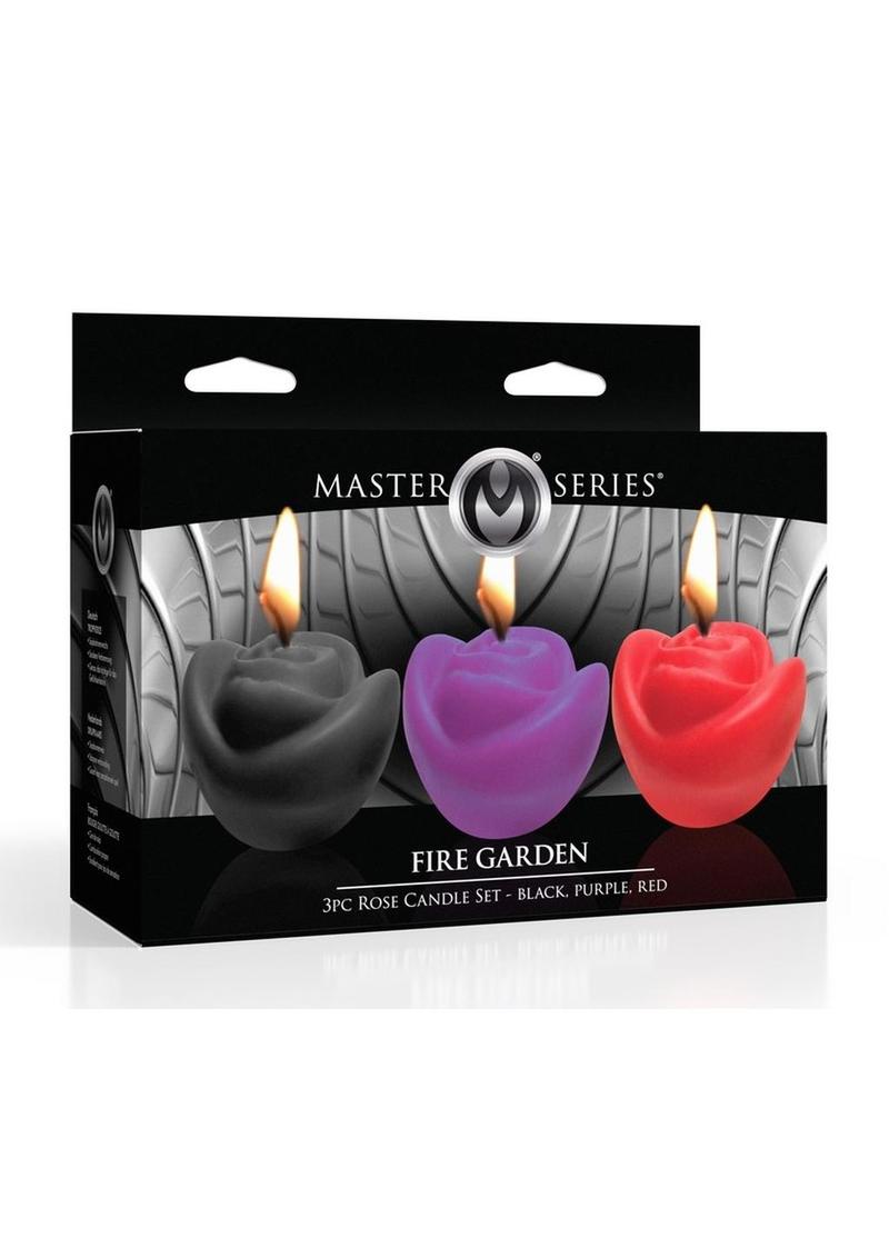 Master Series Fire Garden Rose Candle