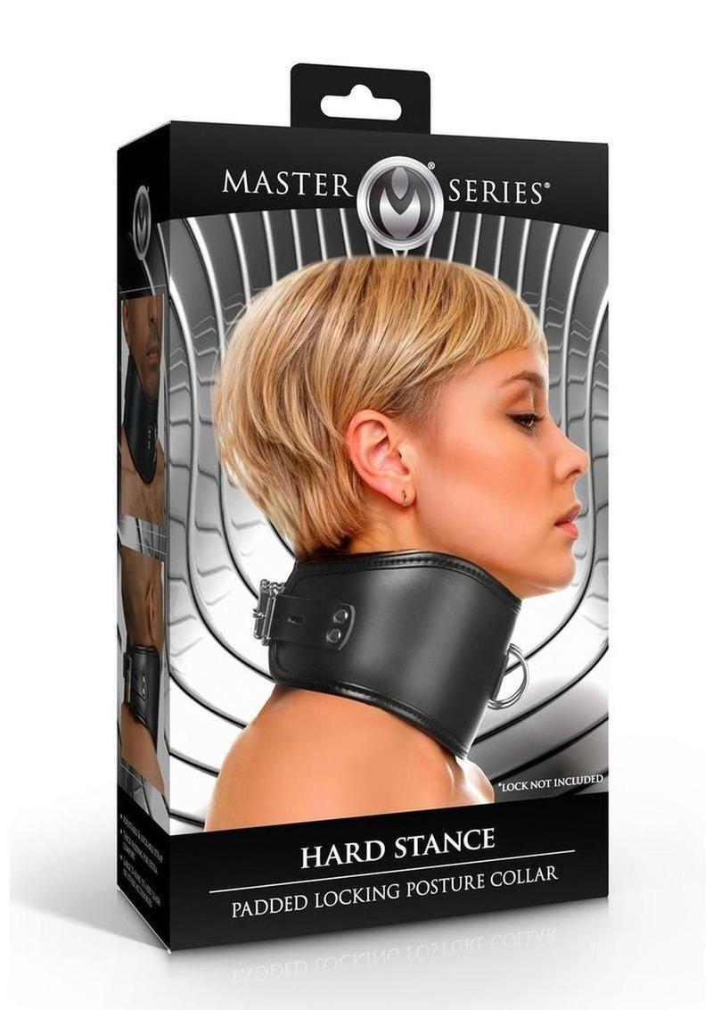 Master Series Hard Stance Padded Lock Posture Collar