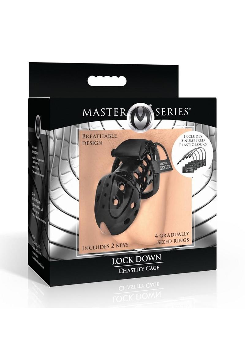 Master Series Lock Down Chastity Cage