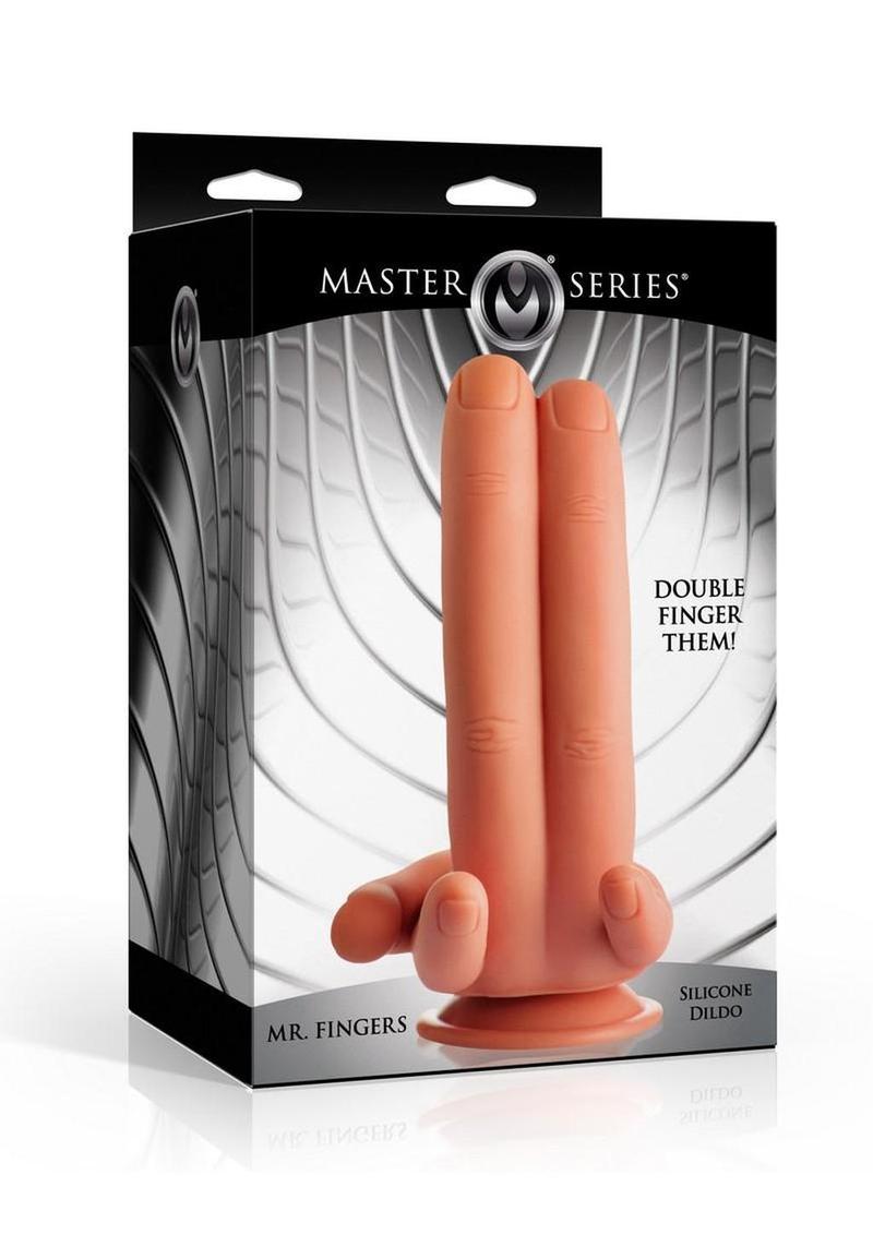 Master Series Mr Fingers Silicone Dildo 7.8iin