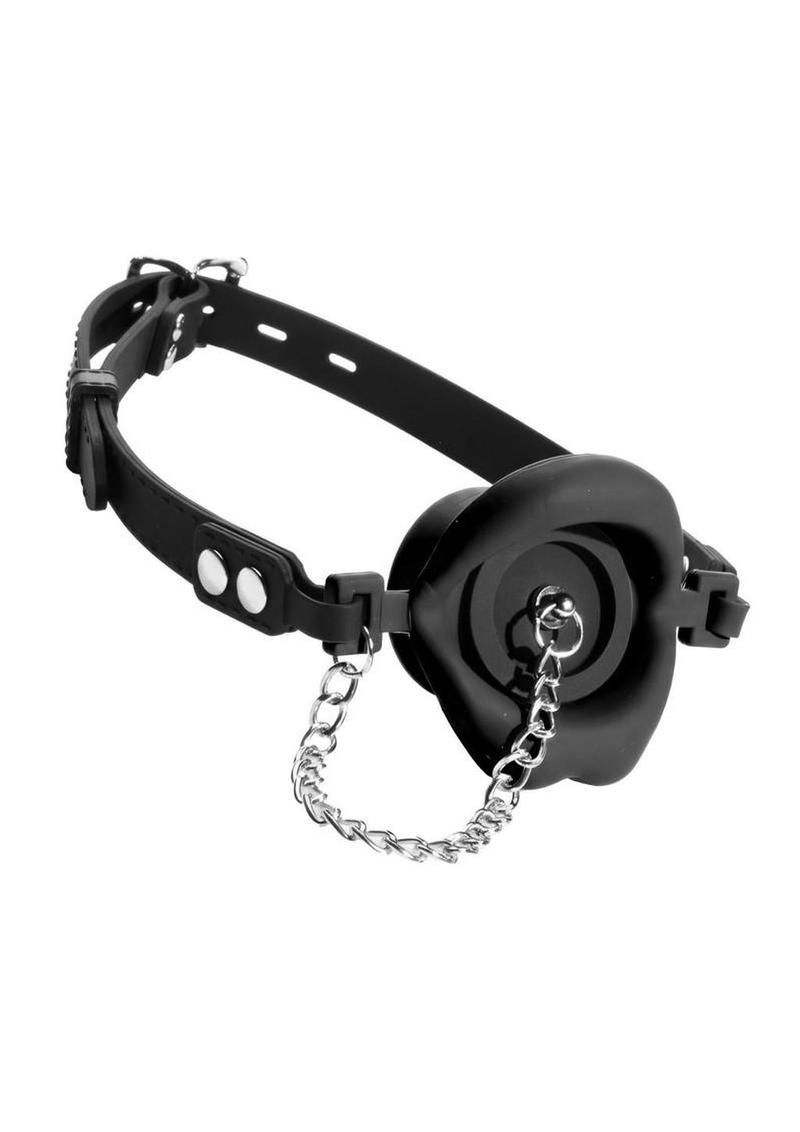 Master Series Plugged Silicone Feeding Gag