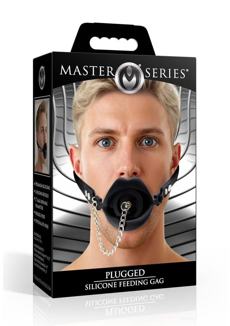 Master Series Plugged Silicone Feeding Gag