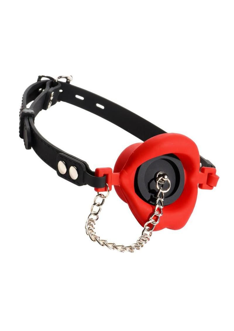 Master Series Plugged Silicone Feeding Gag