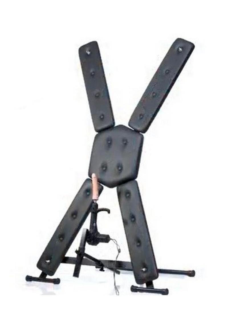 Master Series St. Andrew's Cross with Sex Machine
