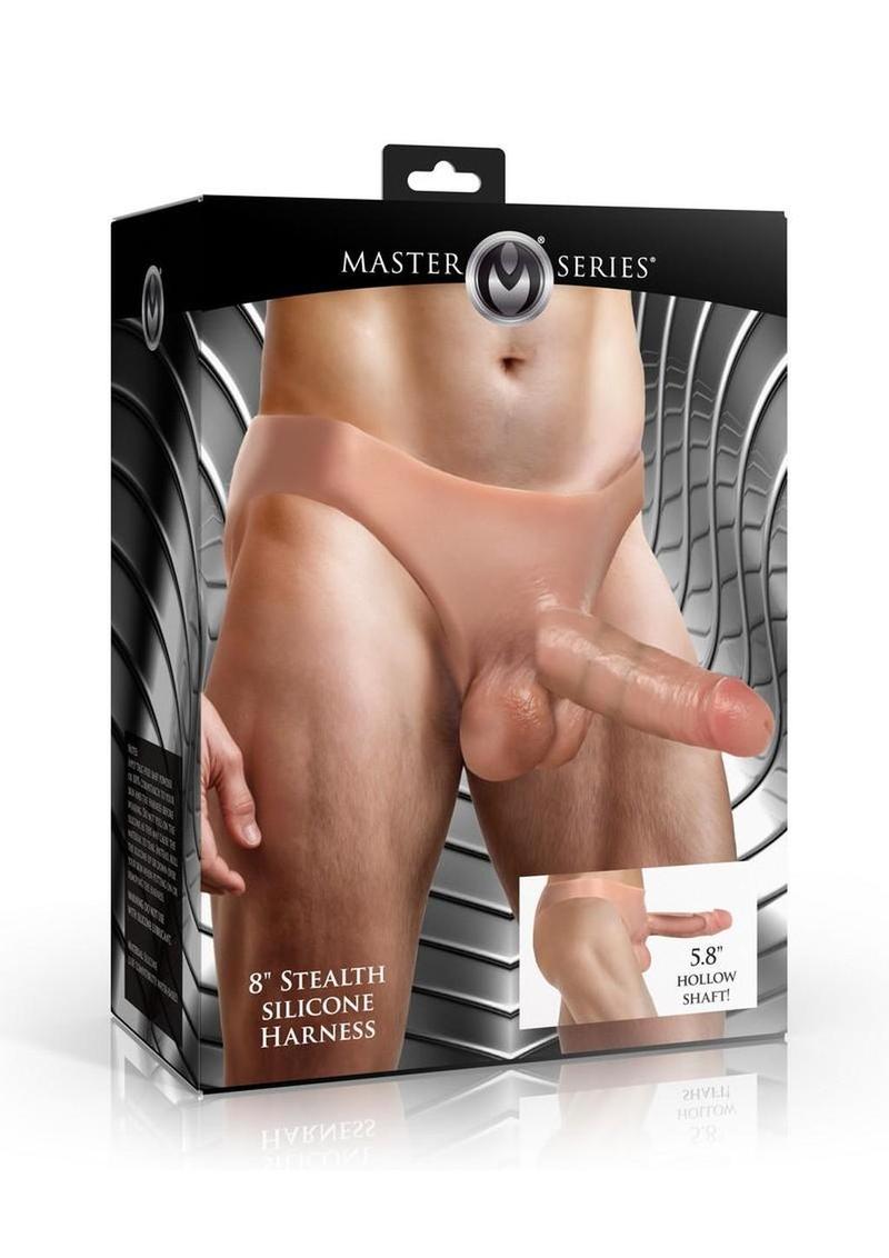 Master Series Thick Hollow Silicone Strap-On