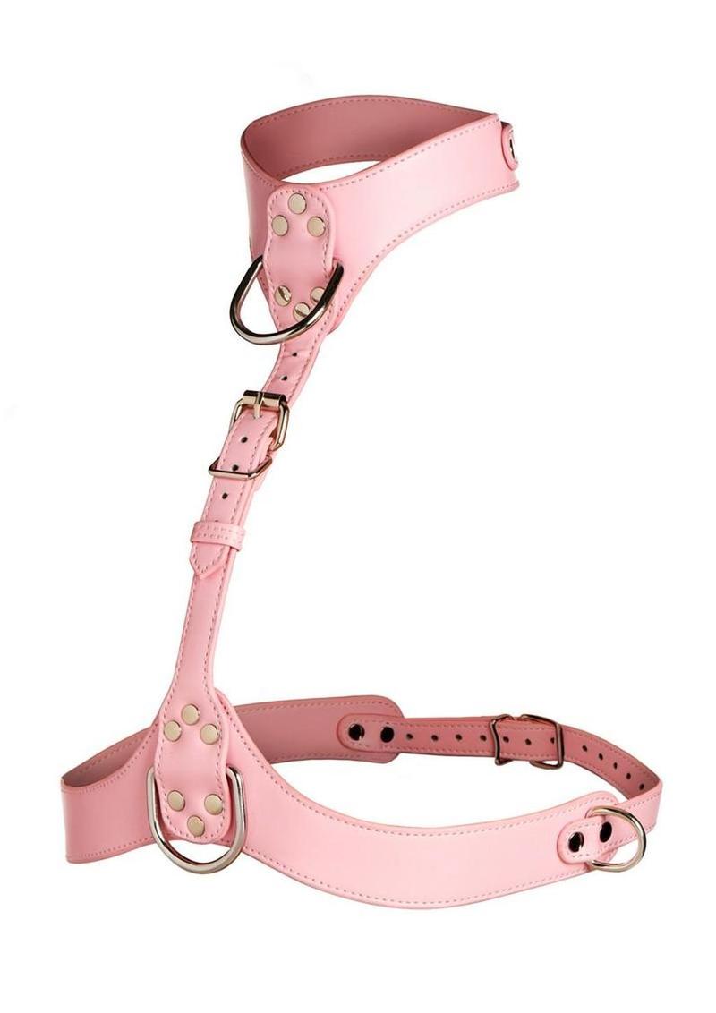 Master Series Vixen Female Chest Vegan Leather Harness