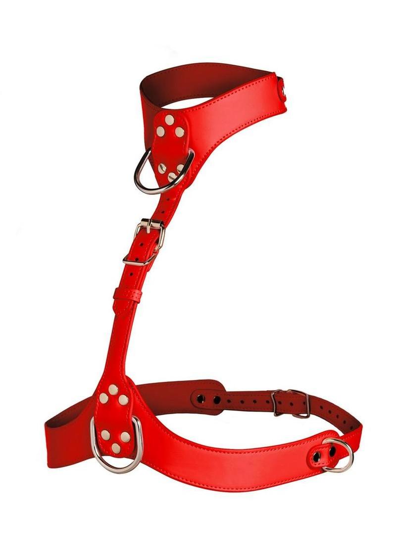 Master Series Vixen Female Chest Vegan Leather Harness