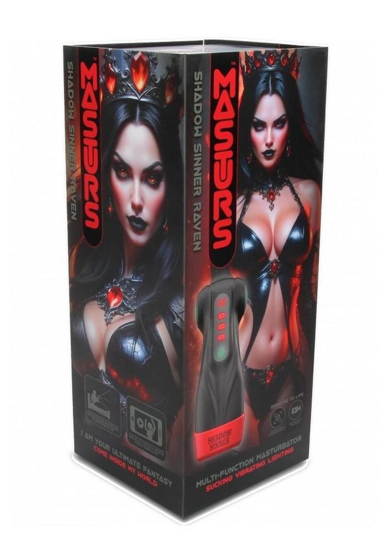 Masturs Raven Shadow Sinner Rechargeable Multi Function Masturbator