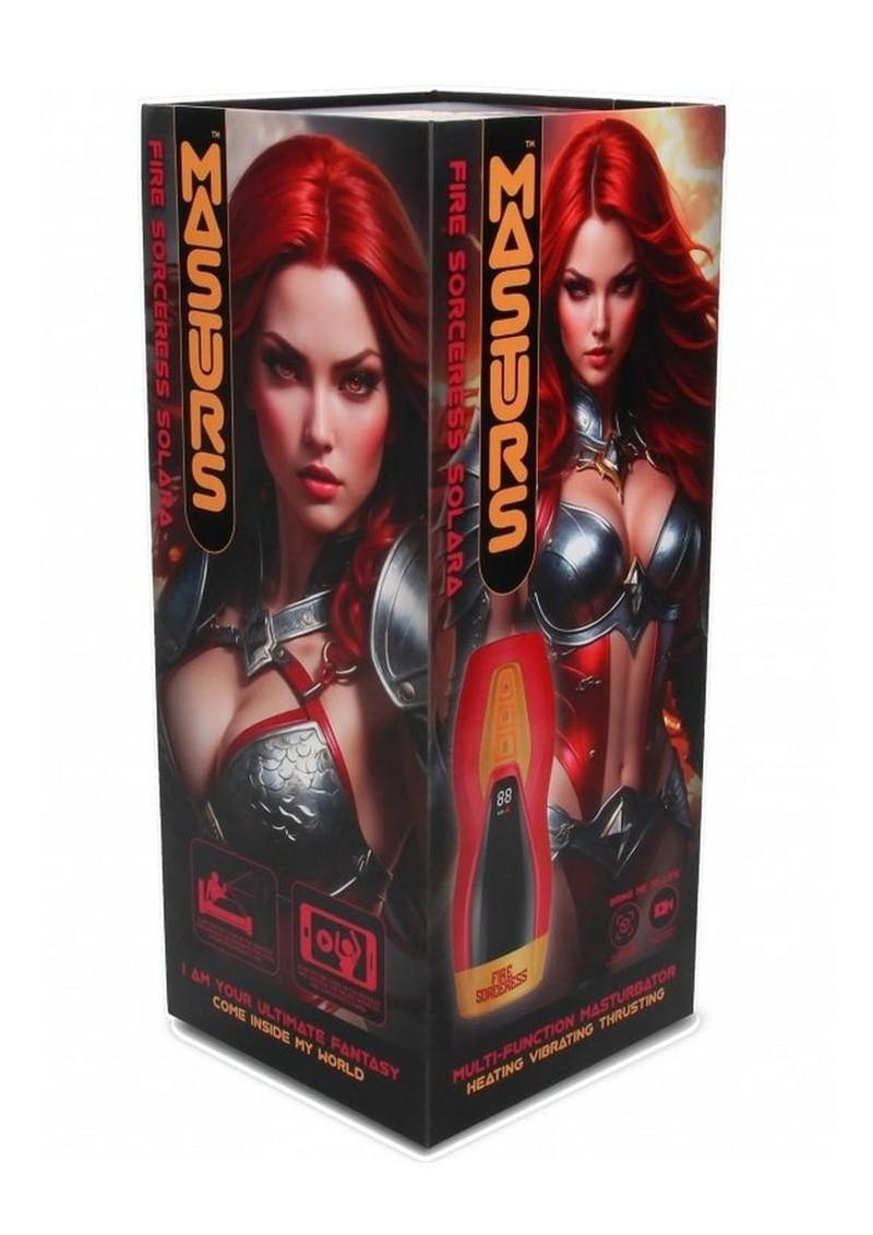 Masturs Solara Fire Sorceress Rechargeable Multi Function Masturbator