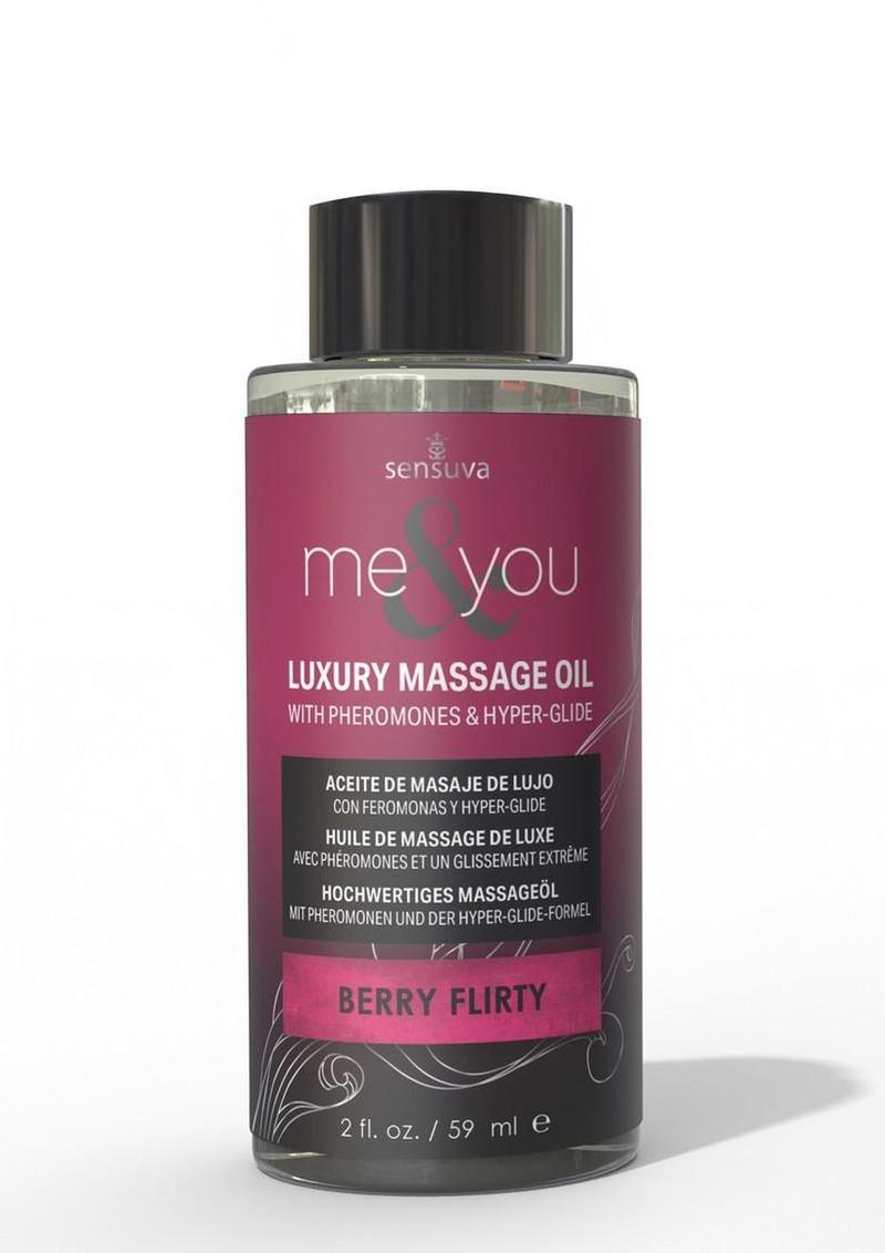 Me and You Pheromone Infused Luxury Massage Oil Berry Flirty