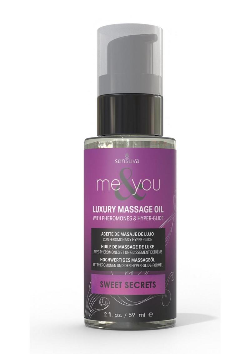 Me and You Pheromone Infused Luxury Massage Oil Sweet Secrets