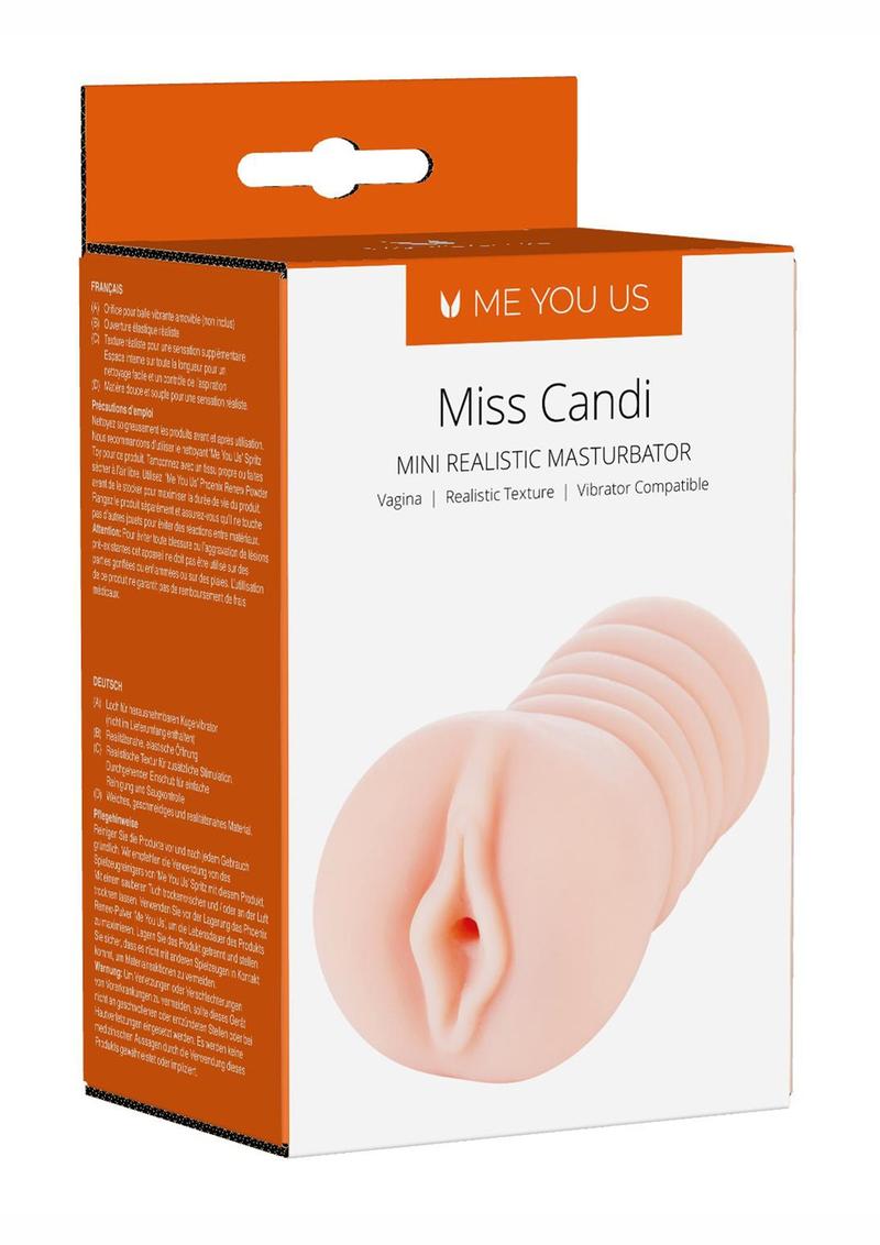 ME YOU US Miss Candi Mini Realistic Masturbator - Pussy