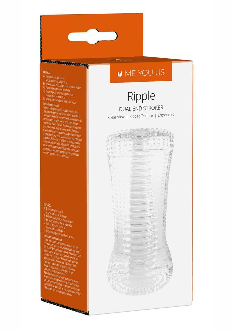 ME YOU US Ripple Dual End Stroker Masturbator