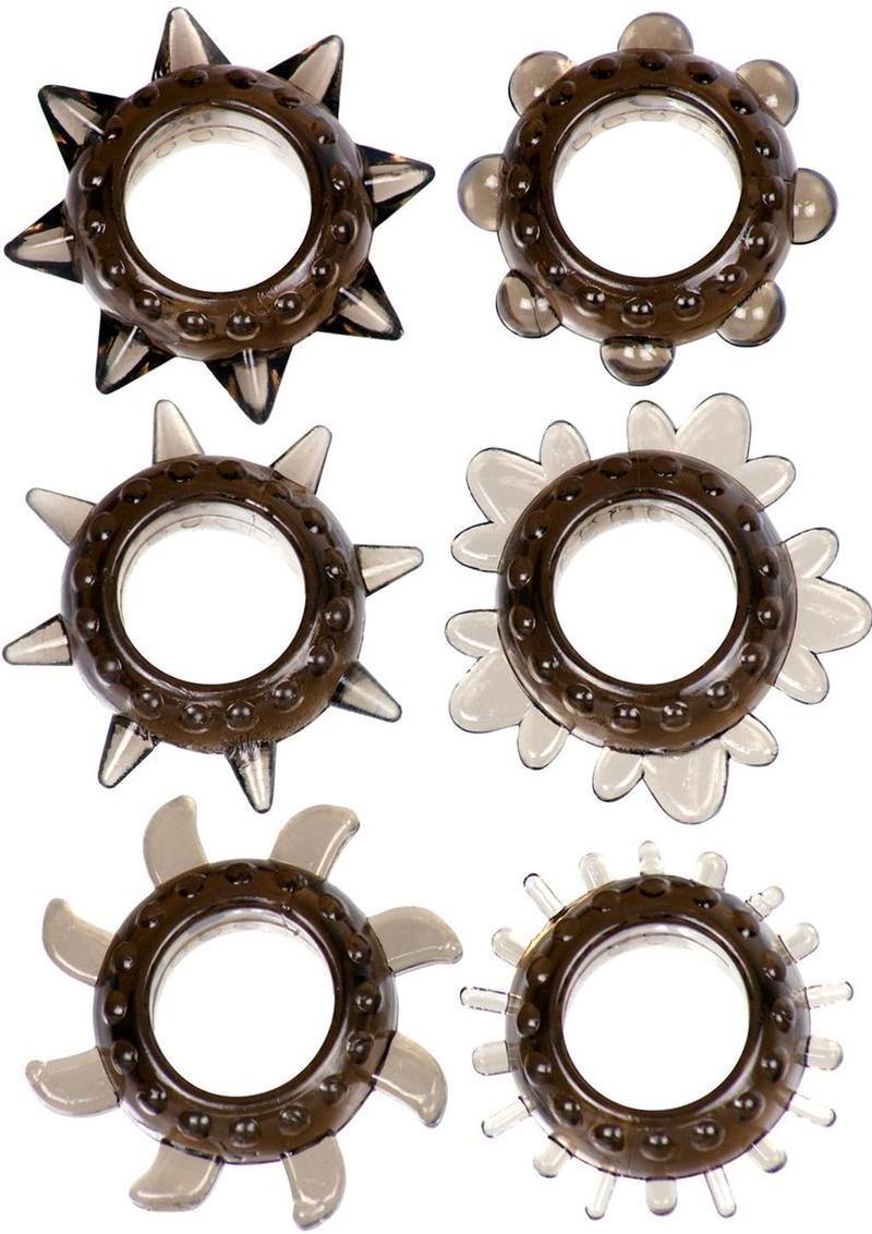 ME YOU US Tickler Bulk Textured Cock Ring Assorted