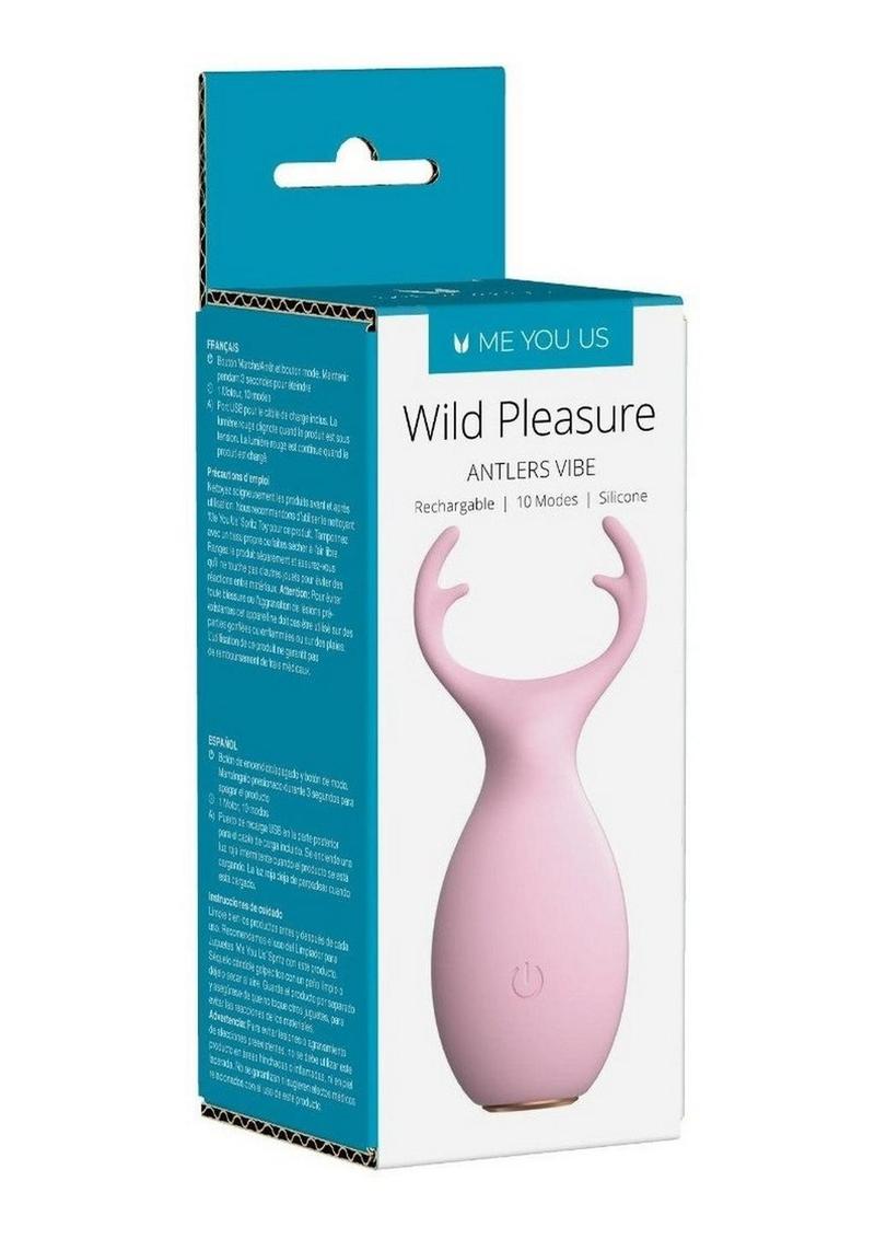 ME YOU US Wild Pleasure Antlers Vibrating Rechargeable Silicone Stimulator