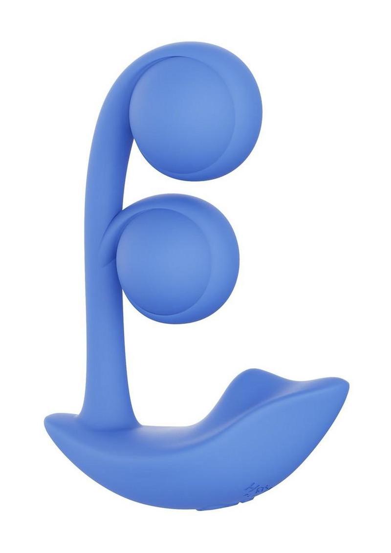 Melody Pressure Sensing App-Controlled Rechargeable Silicone Twin Balls Clit and G-Spot Vibrator