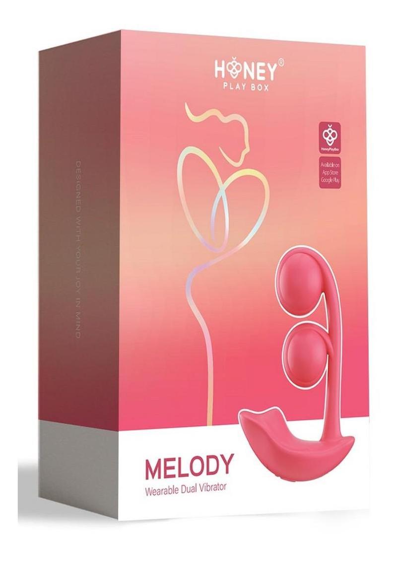 Melody Pressure Sensing App-Controlled Rechargeable Silicone Twin Balls Clit and G-Spot Vibrator