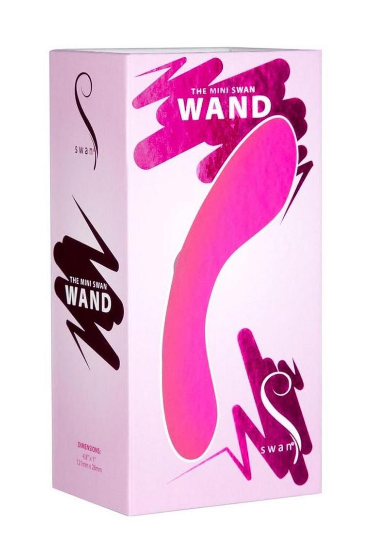 Mini Swan Wand Rechargeable Silicone Massager