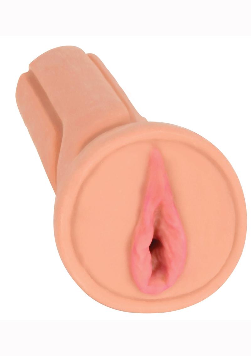 Mistress Amanda Vibrating Bioskin Dual Density Stroker - Pussy