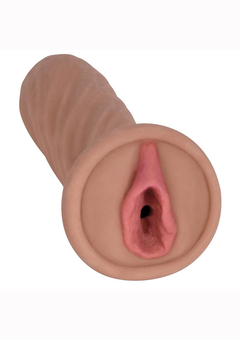 Mistress Brianna Vibrating Bioskin Dual Density Stroker - Pussy