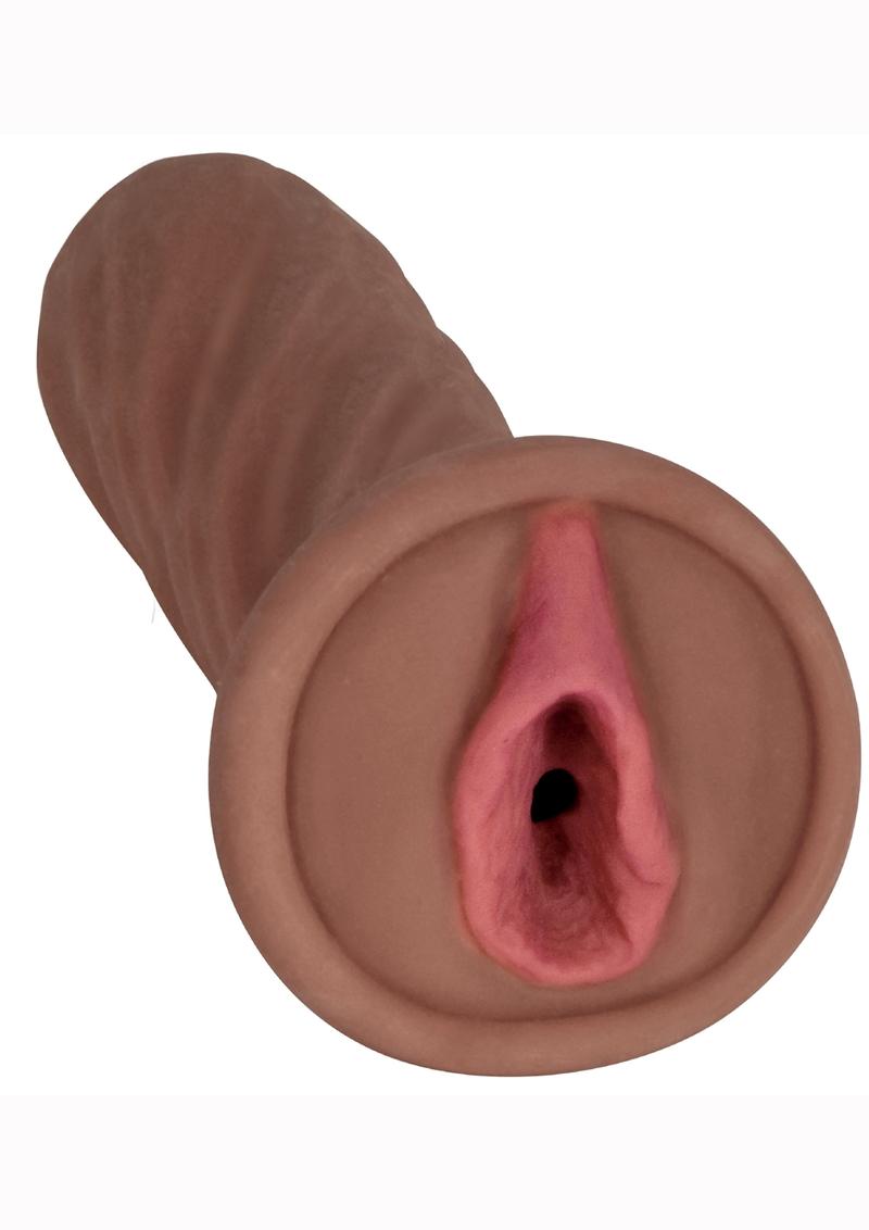 Mistress Natalia Vibrating Bioskin Dual Density Stroker - Pussy