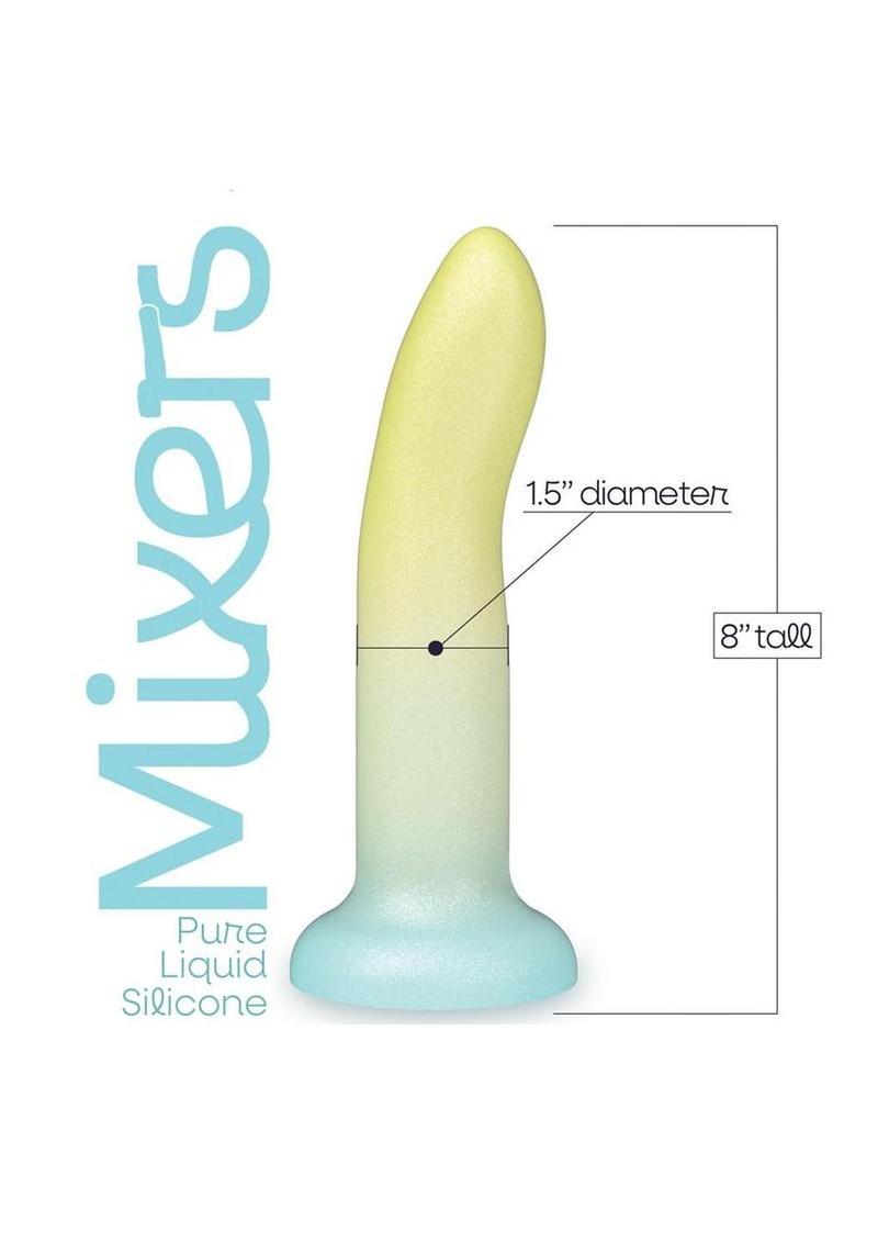 Mixers Lime Rickey Silicone G-Spot Dildo with Suction Cup
