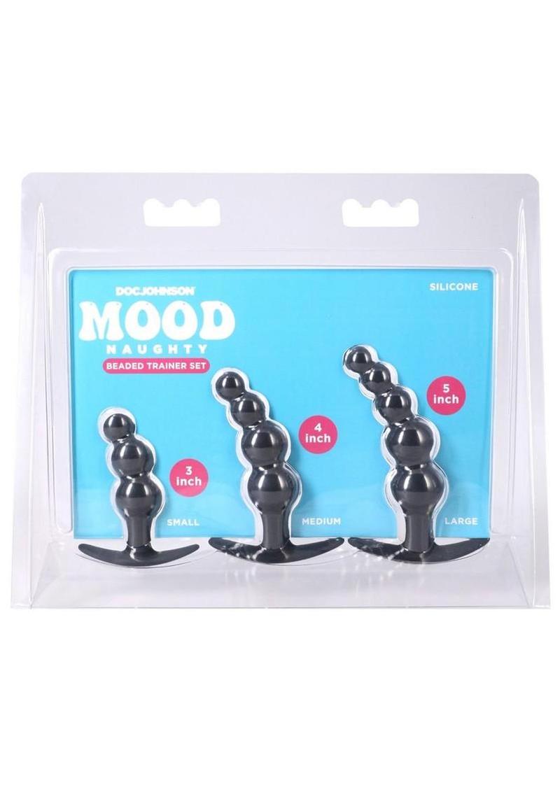 Mood Naughty Beaded Trainer Silicone Anal Plug