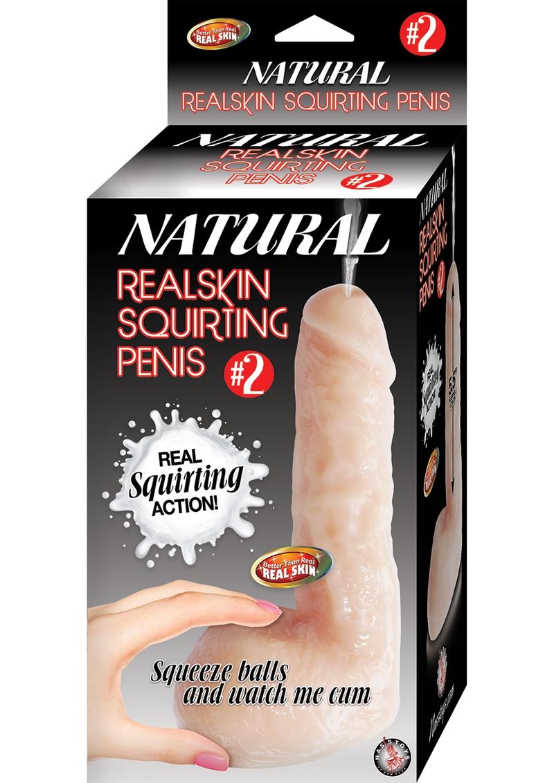 Natural Realskin Squirting Penis #2 Dildo