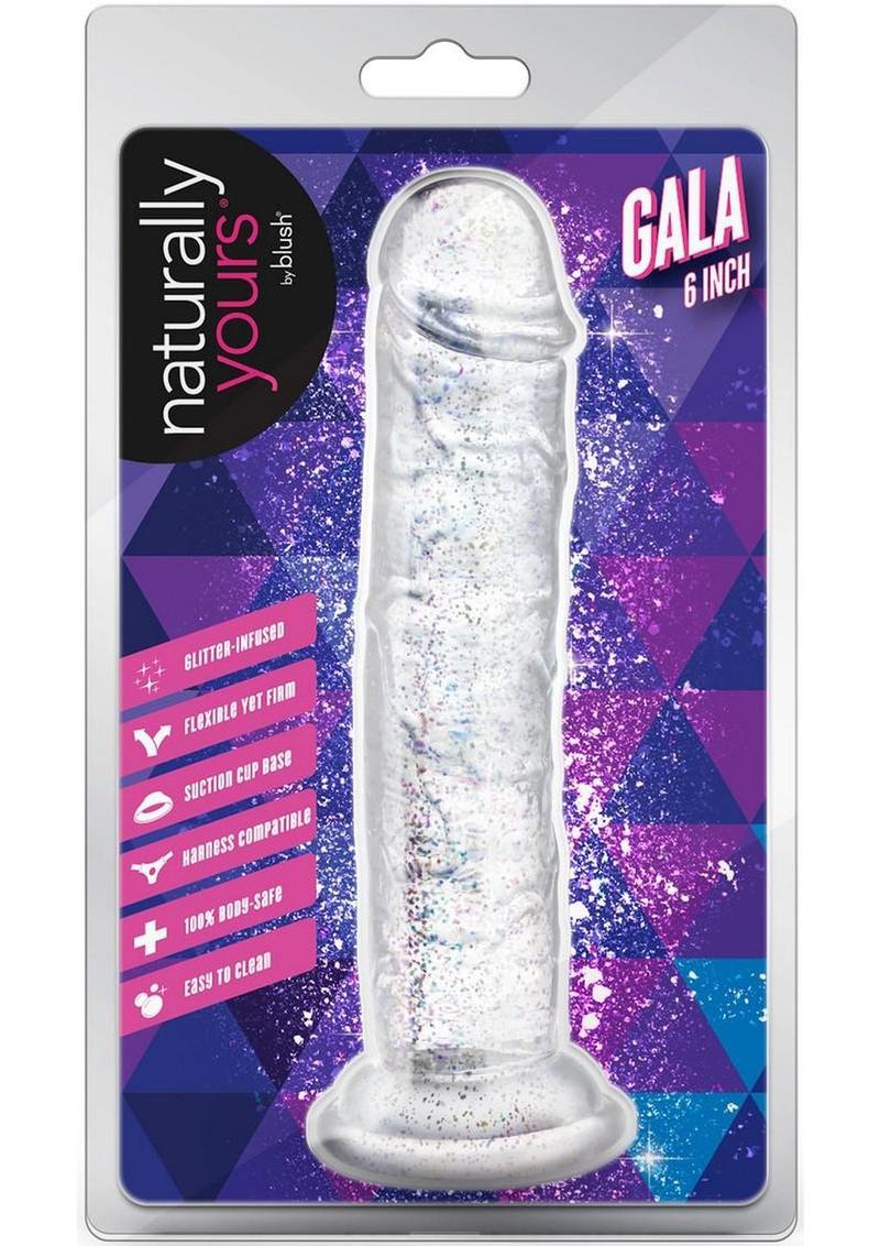 Naturally Yours Gala Dildo 6in - Sparkling