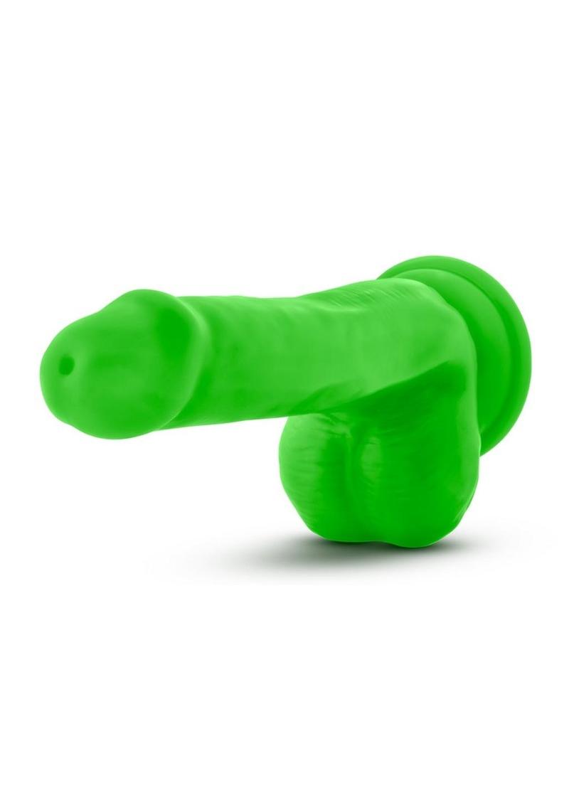 Neo Elite Silicone Dual Density Dildo with Balls